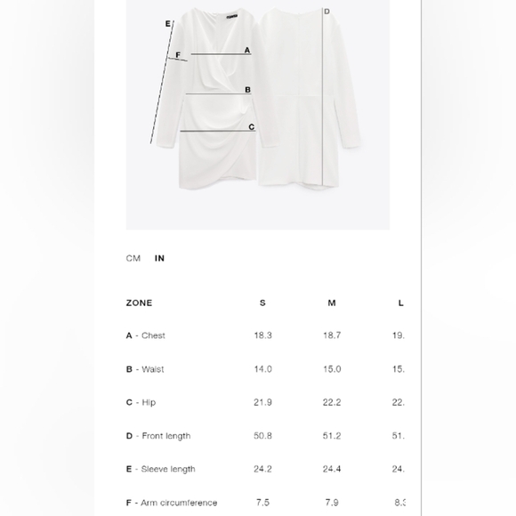 Zara Fitted Waist Poplin Dress - Picture 5 of 5